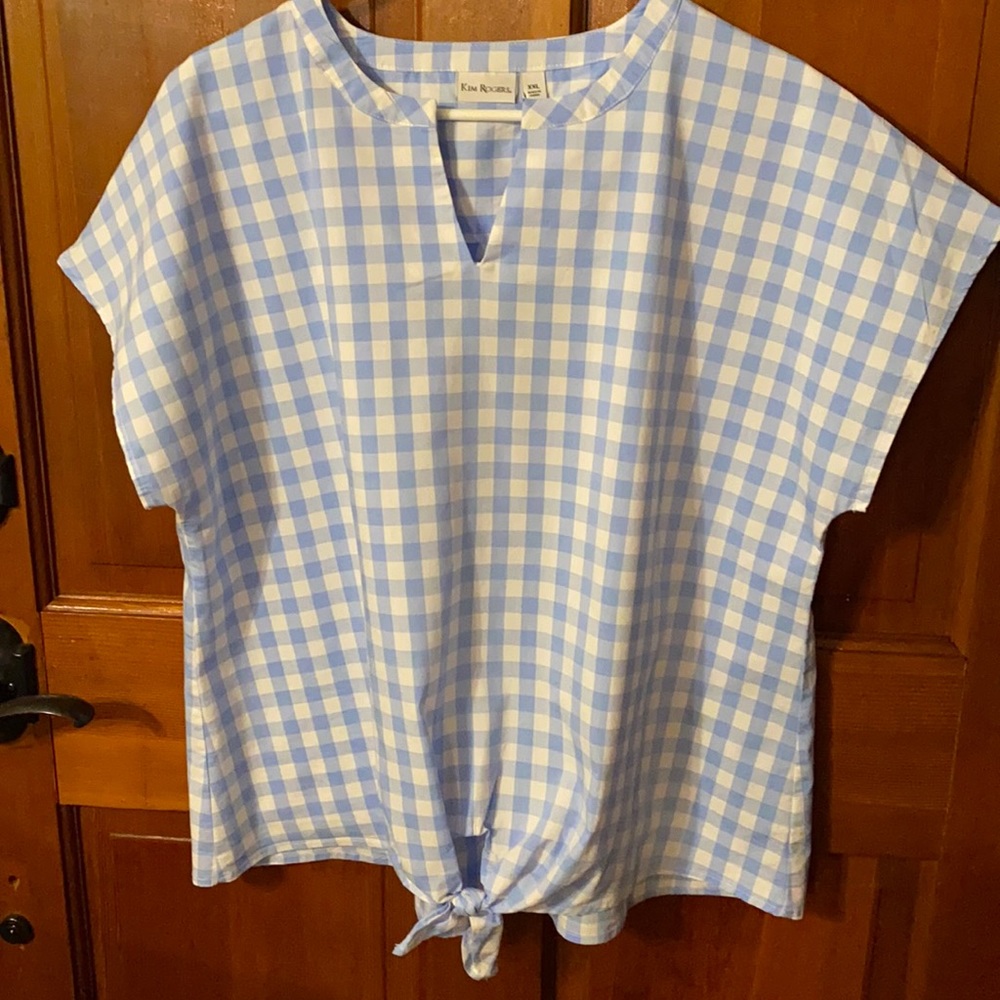 KIM ROGERS SHORT SLEEVE TOP XXL